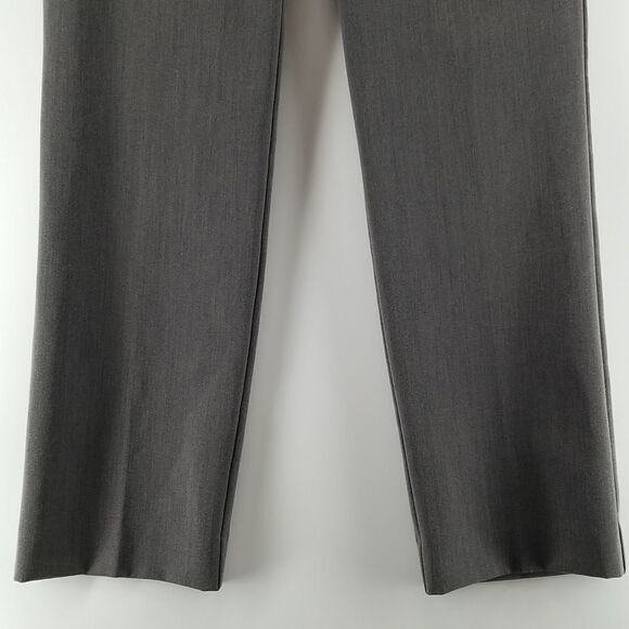 Worthington Trouser Pants Women's 10 Petite Modern Fit Straight Leg Grey Office - Picture 3 of 11
